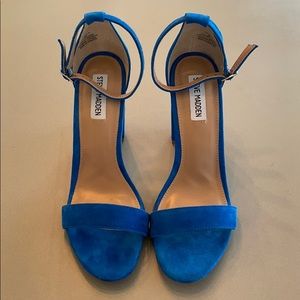 Steve Madden Blue Ankle Strap Heels
